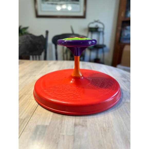 VTG Playskool Sit & Spin Red Lights & Music WORKS Tonka Toy Toddler 80s/90s toys - Picture 2 of 7